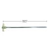 10-Piece Galvanized Steel Tent Pegs - Glow in The Dark Garden Stakes view 3