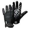 Battle Sports Triple Threat Wide Receiver Football Gloves, Ultra Stick Adult & Youth Gloves - Adult Small, Black view 1
