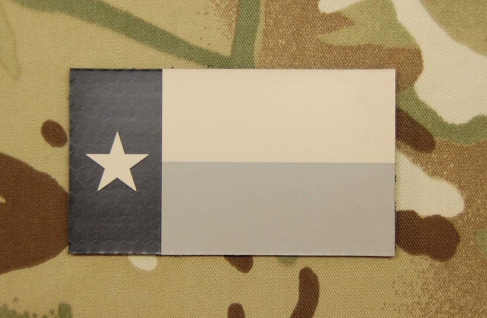 BritKitUSA Infrared Texas State Flag Patch