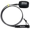XM SURF MORE Comp 10ft Surfboard Leash with Tangle Free Upgrade, Cord Thickness (.220in), Key Pocket, Unbreakable Swivels, Detachable Railsaver, Made in USA view 1