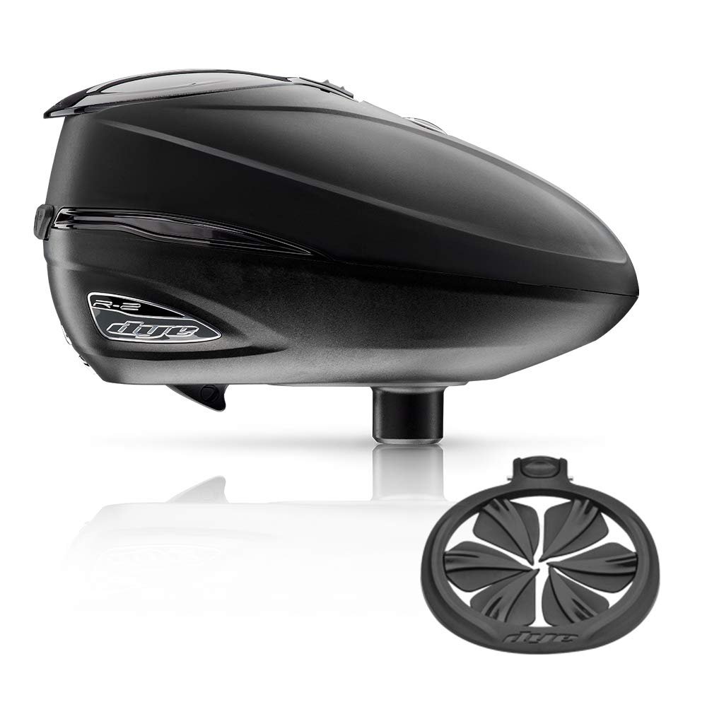 Dye R2 Electronic Paintball Loader (Black + Black Quick Feed)