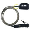 XM SURF MORE Big Wave 8ft Surfboard Leash with Power Clip Quick Release Upgrade, Cord Thickness (.313in), Key Pocket, Unbreakable Swivels, Detachable Railsaver, Made in USA view 1