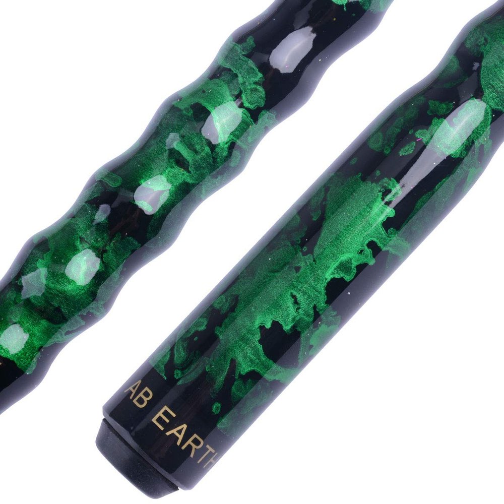AB Earth 58" Pool Cue/Pool Stick Ergonomic Design Hardwood Canadian Maple 13mm Tip 18-21oz Billiard Cue B1SN, Green 20oz