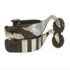 AJ Tack Men's Swan Shank Antique Brown Spurs view 1