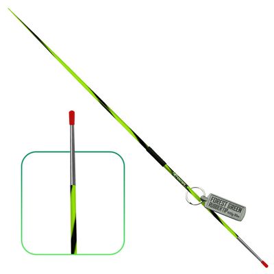 4THROWS 600g Aluminum Competition Javelin with Rubber Tip, Forest Green