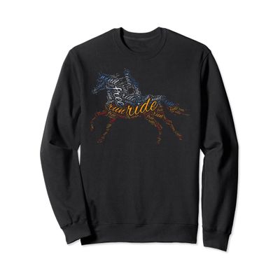 Horse Sweatshirt - Horseback Rider Themed Gift