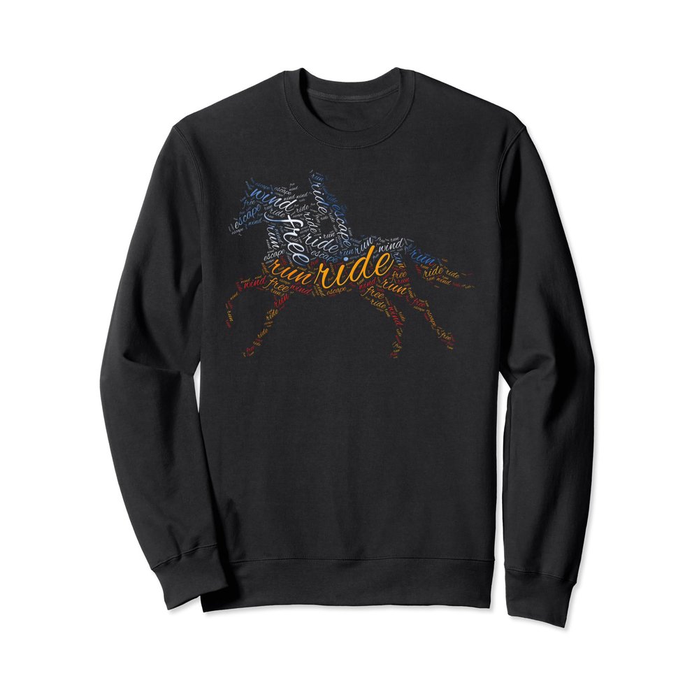 Horse Sweatshirt - Horseback Rider Themed Gift