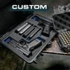 Seahorse 85 FP2 Heavy Duty 2 Pistol Case - TSA Approved/Mil Spec / IP67 Waterproof/USA Made for Firearms, Pistols, Handguns; Stores 2 Pistols and 12 Magazines view 2