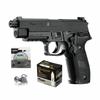 SIG Sauer P226 Air Pistol with CO2 12 Gram (15 Pack) and 500 Lead Pellets Bundle (Black) view 1
