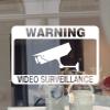 Warning Video Surveillance CCTV Camera Security Sign Sticker view 1