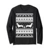 Dachshund Christmas Shirt Ugly Christmas Themed Dog Lover Long Sleeve T-Shirt view 1