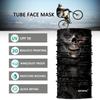 JOEYOUNG Skull Face Mask UV Sun Dust Neck Gaiter Bandana Headwear Motorcycle view 2