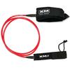 XM SURF MORE Knee/Calf Surfboard Leash 12ft., Regular Cord Thickness (.270 in.), Choose Length and Color, Key Pocket, Unbreakable Swivels, Detachable Railsaver, Made in USA view 1