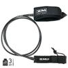 XM SURF MORE Knee/Calf Surfboard Leash 8ft-10ft, COMP Cord Thickness (.220 in.), Choose Length and Color, Key Pocket, Unbreakable Swivels, Detachable Railsaver, Made in USA view 1