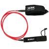 XM SURF MORE Knee/Calf Surfboard Leash 10ft., COMP Cord Thickness (.220 in.), Choose Length and Color, Key Pocket, Unbreakable Swivels, Detachable Railsaver, Made in USA view 1
