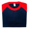ILTEX Plain Raglan Lightweight Cotton and Polyester T-Shirt 3/4 Sleeves Athletic Baseball Jersey Unisex Multi Function Sports, Outdoors and Gym (20+ Colors) (Navy/Red, X-Large) view 2