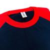ILTEX Plain Raglan Lightweight Cotton and Polyester T-Shirt 3/4 Sleeves Athletic Baseball Jersey Unisex Multi Function Sports, Outdoors and Gym (20+ Colors) (Navy/Red, X-Large) view 3