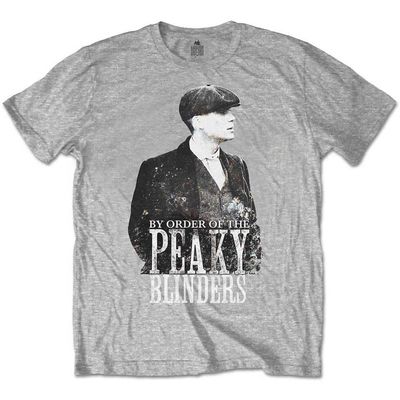 Peaky Blinders 'Grey Character' (Grey) T-Shirt (2 Extra Large)