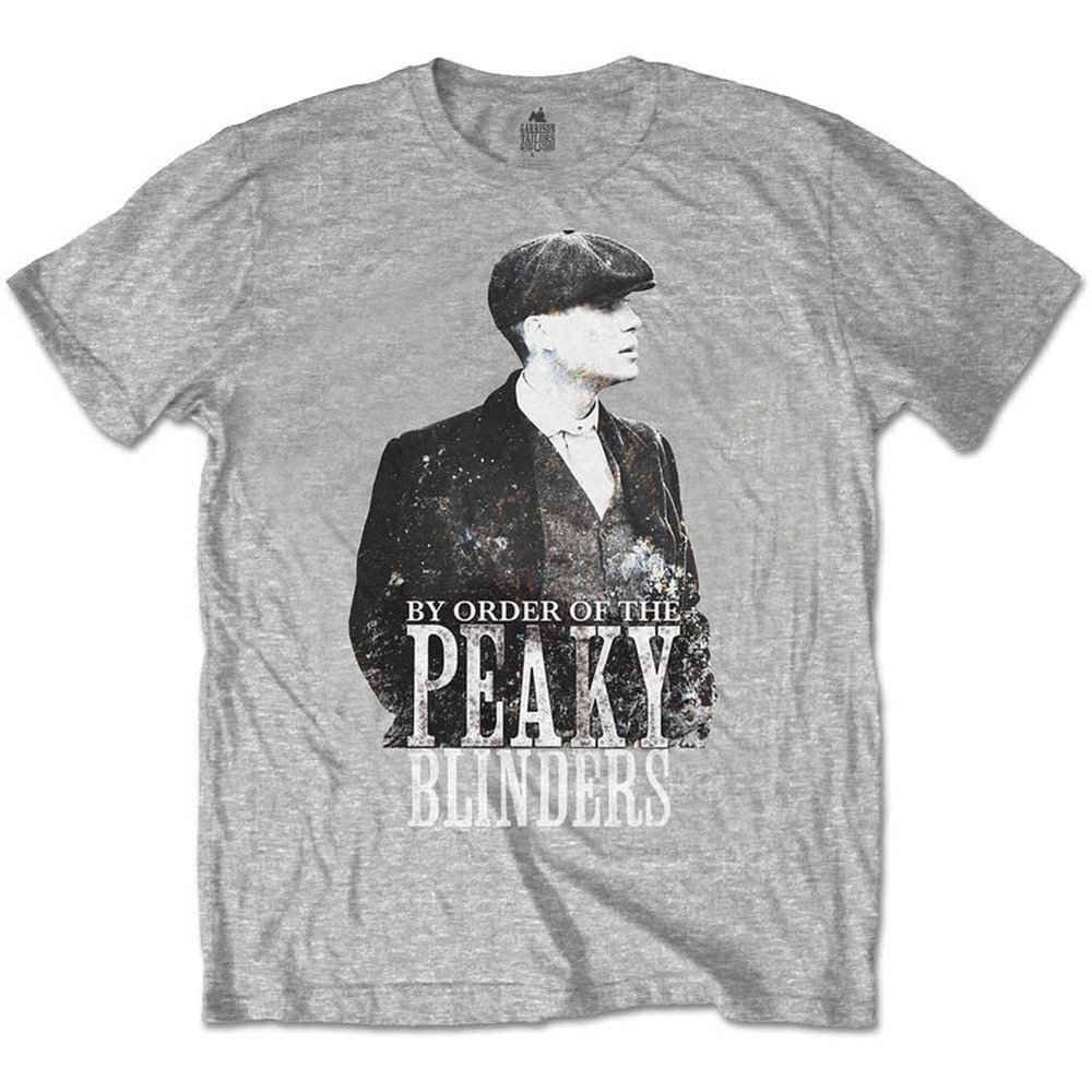 Peaky Blinders 'Grey Character' (Grey) T-Shirt (2 Extra Large)