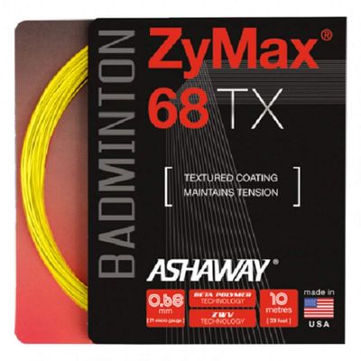 Ashaway Zymax 68TX Textured String (10m Set) Yellow