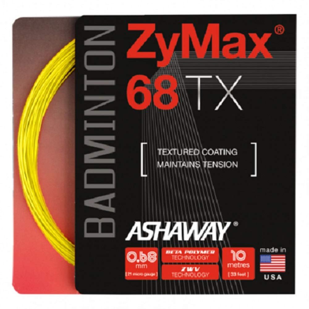Ashaway Zymax 68TX Textured String (10m Set) Yellow