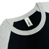 ILTEX Plain Raglan Lightweight Cotton and Polyester T-Shirt 3/4 Sleeves Athletic Baseball Jersey Unisex Multi Function Sports, Outdoors and Gym (20+ Colors) (Black/Gray, 2X-Large) view 3
