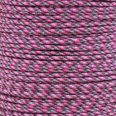 Reflective 550lb Paracord 7 Strand Type III Nylon Parachute Cord for Hiking, Camping, and Fishing