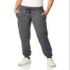 Champion Women's Powerblend Joggers, Script Logo, Granite Heather-Y07459, X-Small view 1