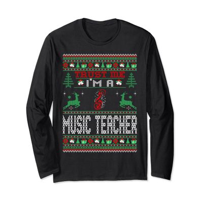 Trust Me Music Teacher Christmas Ugly Sweater Gift Tshirt