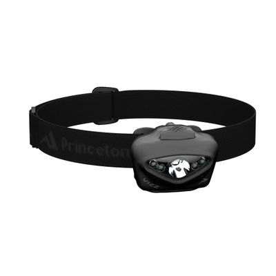 Princeton Tec Vizz Headlamp 550 Lumen Dimmable LED, IPX7 Water Resistance, Essential Outdoor Accessory for Hiking, Backpacking, Camping, Running, and Safety Preparedness, Black, Tactical