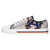 FOCO Auburn Tigers NCAA Womens Glitter Low Top Canvas Shoes - 6 view 2