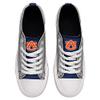 FOCO Auburn Tigers NCAA Womens Glitter Low Top Canvas Shoes - 6 view 3