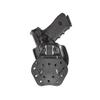 Aker Leather 268A Flatsider XR19 Open Top Paddle Holster Fits Glock 43 and 43X, Black, Right Hand view 2
