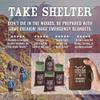 Don't Die In The Woods - Freakin Huge Emergency Blankets [4-Pack] Extra Large Thermal Mylar Space Blanket - One of The Ten Essentials Outdoor Survival Gear for Hiking Camping First Aid Kit (Green) view 2