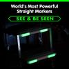 Glow Markers - Powerful Glow in The Dark Camping Accessories for Tent Campers - Solar Powered (Straight Marker) view 3