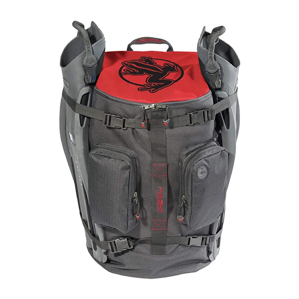 AKONA Globetrotter All-in-One Carry-On Backpack - Red