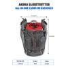 AKONA Globetrotter All-in-One Carry-On Backpack - Red view 3