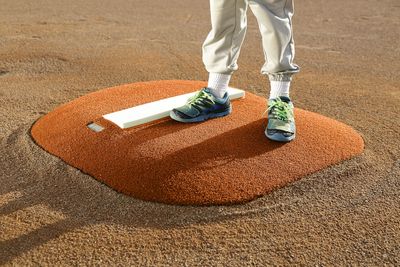 Portolite - 4" Economy Youth Mound - One-Piece - Game Pitching Mounds - Clay
