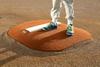 Portolite - 4" Economy Youth Mound - One-Piece - Game Pitching Mounds - Clay view 1