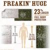 Don't Die In The Woods - Freakin Huge Emergency Blankets [4-Pack] Extra Large Thermal Mylar Space Blanket - One of The Ten Essentials Outdoor Survival Gear for Hiking Camping First Aid Kit (Camo) view 4