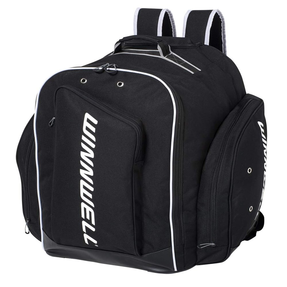 Winnwell Premium Hockey Backpack Bag - Heavy Duty Equipment Bag Organizer - Multi-Sports Bag Essential For Outdoor Activities