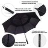 ACEIken Golf Umbrella Large 68 Inch Automatic Open Golf Umbrella Extra Large Oversize Double Canopy Vented Umbrella Windproof Waterproof for Men and Women view 2