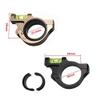 HWZ 2017 1 inch/30mm Bubble Level Scope Rings Mount for Weaved Picatinny Scope Bases (Black) view 3