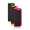 TRIUMPH VISION 3 Pack Reading Glasses Pouch - Soft Eyeglasses Bag Portable Neoprene Sleeve Eyewear Case (Orange, Green, Bright Pink, Small) view 1
