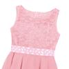 Agoky Kids Girls Sequined Sleeveless Flower Girl Dress Wedding Bridesmaid Party Dresses Pearl Pink 8 view 3