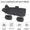 Onirii Inflatable Car Air Mattress Back Seat Bed with Air Pump,Portable Thickened Car Travel Camping Sleeping Air Mattress Blow Up Bed for Car Universal SUV view 4