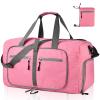 Dimayar 115L Travel Duffle Bag for Men Women - Foldable Duffel Bag with Shoes Compartment - Overnight Bags Waterproof & Tear Resistant(Pink) view 1