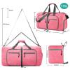 Dimayar 115L Travel Duffle Bag for Men Women - Foldable Duffel Bag with Shoes Compartment - Overnight Bags Waterproof & Tear Resistant(Pink) view 2