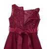Agoky Kids Girls Sequined Sleeveless Flower Girl Dress Wedding Bridesmaid Party Dresses Red 12 view 4