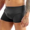 ACSUSS Men's Briefs Ice Silk Underwear Sports Seamless Breathable Boxer Briefs Black XXL view 2